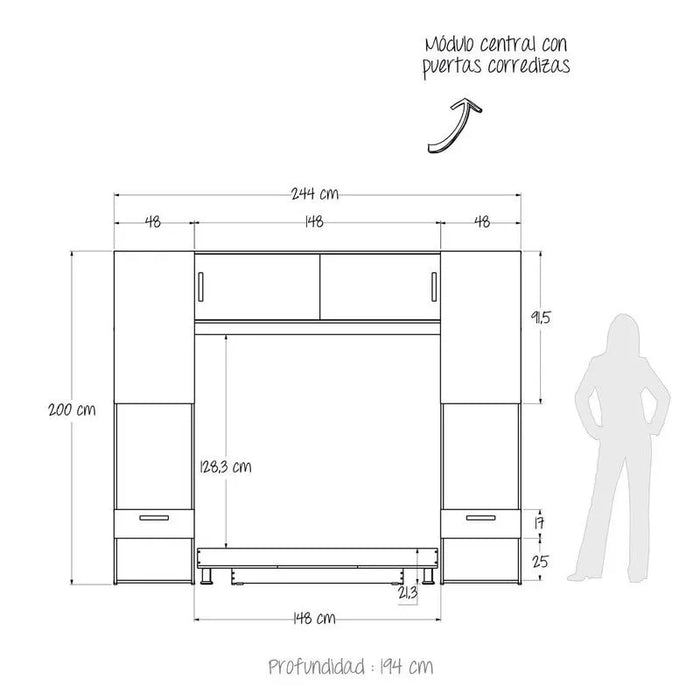 Cama Multifuncional Alcala