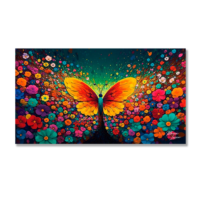 Cuadro Mariposa en Primavera 100x70cm