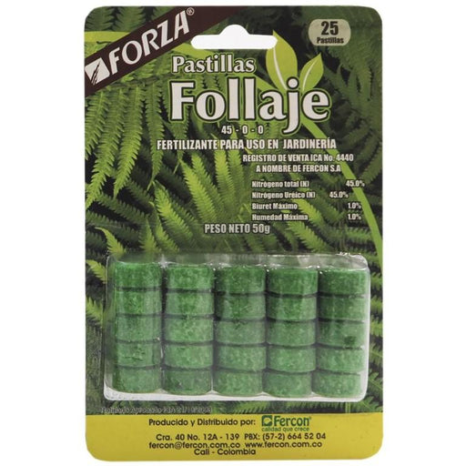 FORZA PASTILLAS FOLLAJE X 25 1