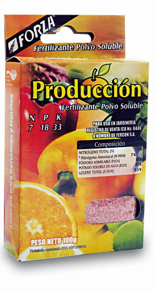 FORZA SOLUBLE PRODUCCION X 100 G 1