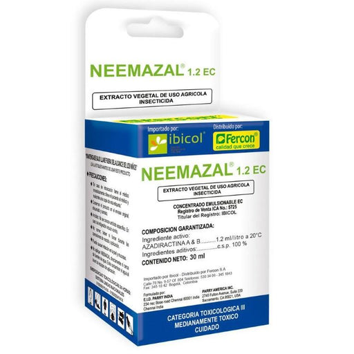 NEEM AZAL INSECTICIDA X 30 ML 1