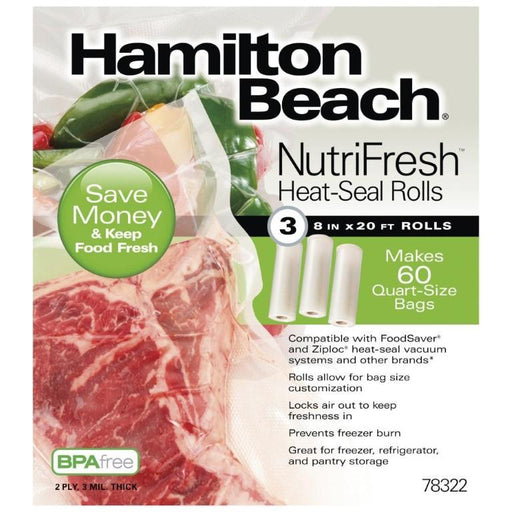 BOLSAS TERMOSELLABLES NUTRIFRESH HAMILTON BEACH ® 1