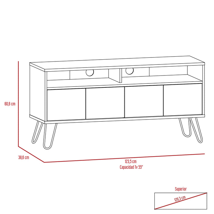 Rack para TV Vassel Wengue