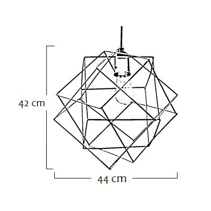 Lámpara de Techo Nepent Cobre.