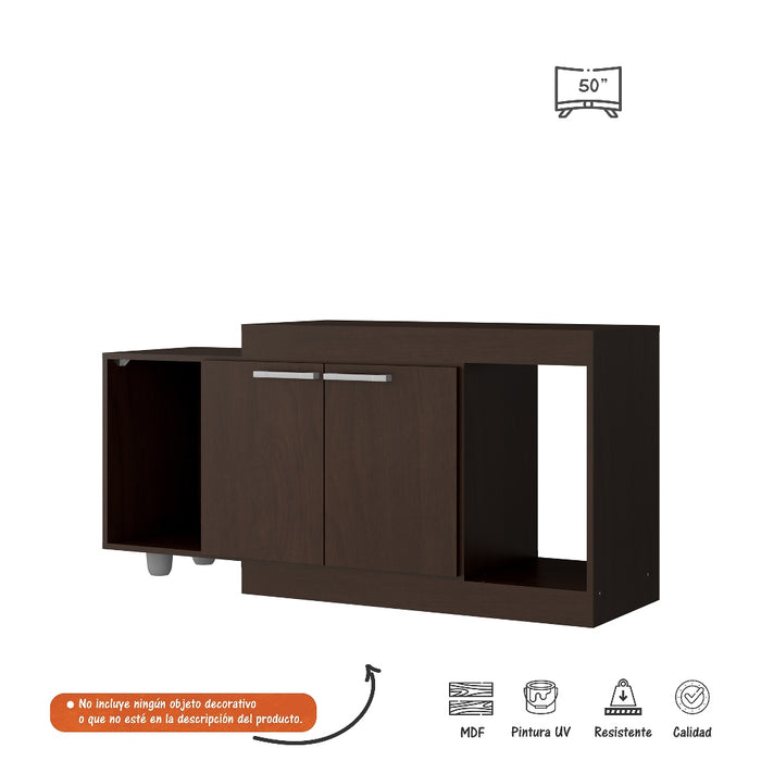 Mueble Para Tv 55" 2301 Bertolini -  Chocolate Mate