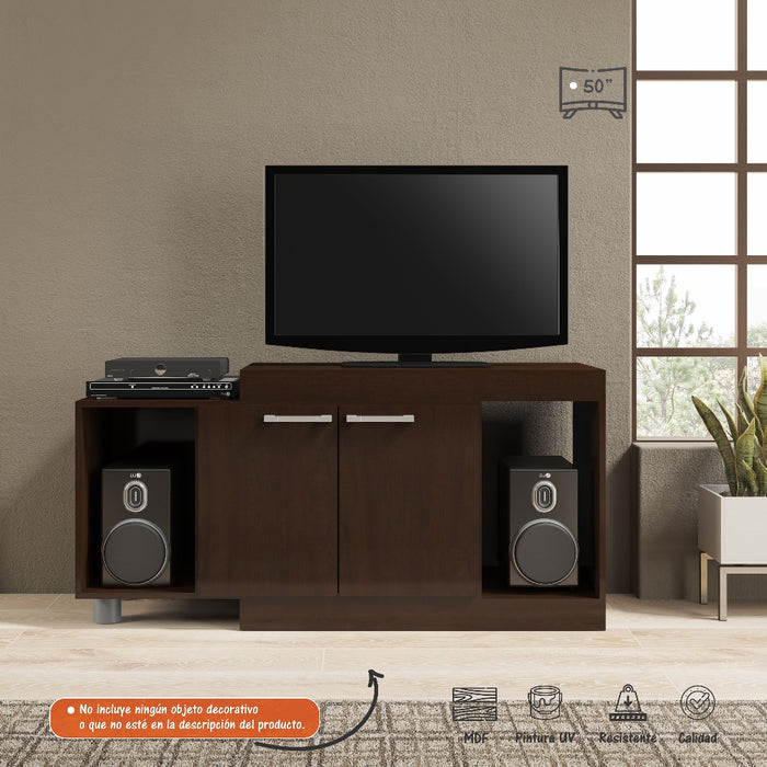 Mueble Para Tv 55" 2301 Bertolini -  Chocolate Mate