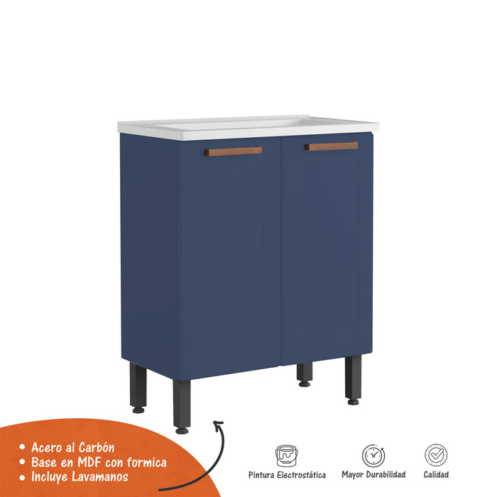 Mueble de Baño con lavamanos 70 cm Blue Navy