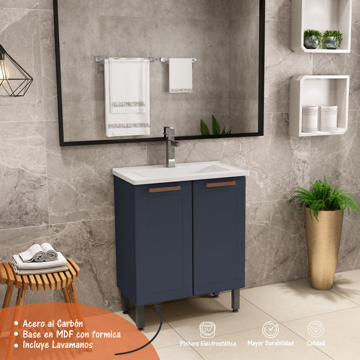 Mueble de Baño con lavamanos 70 cm Blue Navy